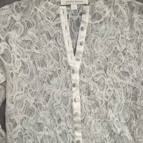 Jonathan Simkhai Long sleeve Lace bodysuit - Picture 9 of 9